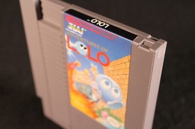 Nintendo Adventures of Lolo NES vintage original retro video game cartridge 1989