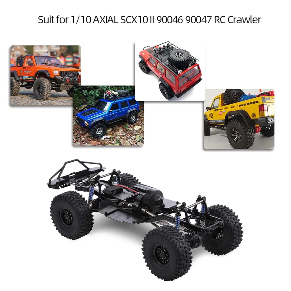 AUSTAR 313mm Wheelbase Chassis Frame w/ Tyres for 1/10 AXIAL SCX10 RC Car Z8D8 - Image 2 of 4