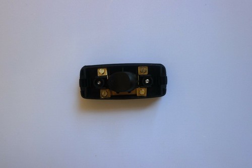 Black IN LINE InLine 2AMP 2 wire switch table lamp flex switch 240V Toggle - Picture 4 of 5