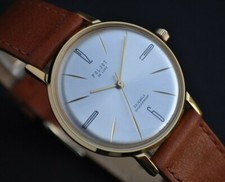 NOS Poljot De LUXE Extra SLIM Watch Men's Vintage Case Stainless Steel