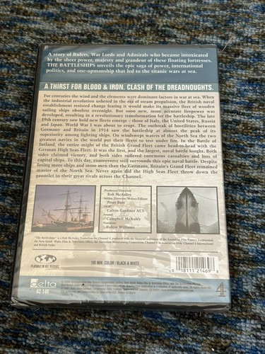 The Complete History Of Battleship 1800 1916 A Thirst For Blood & Iron Dvd New - Picture 2 of 2