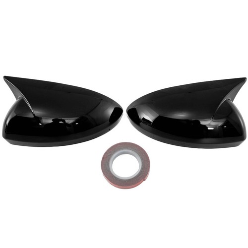 For Nissan Sentra 2020-2024 Gloss Black Rearview Mirror Cover Caps Replacement - Picture 7 of 14