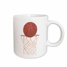 3dRose Basketball Hoop Net Mug
