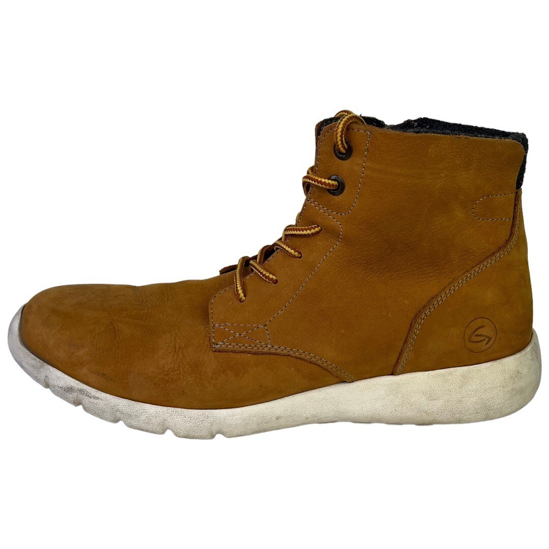GBX‎ Tan Leather Lace-Up Boots Suede Leather Shoes GBX Men main image 3