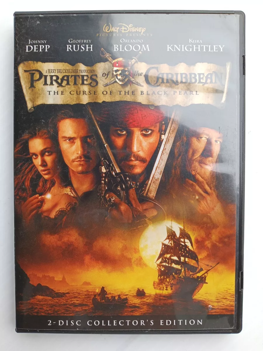 Pirates of the Caribbean: The Curse of the Black Pearl (DVD, 2003, 2-Disc)  New! 786936224306