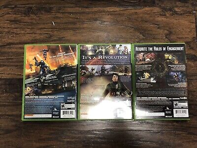 Microsoft Game Studios (Xbox 360) Lot Of 3 Crackdown 2 Shadowrun Complete  TESTED