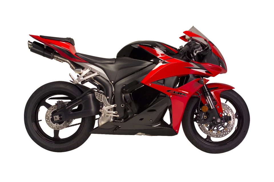 Escape de fibra de carbono CBR600RR MGP 2007-2022 deslizable 2009 2010 2011 Hotbodies Foto 4 de 4