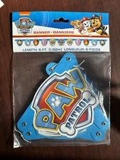 Paw Patrol Party Banner Five Feet Long Brand New In Package