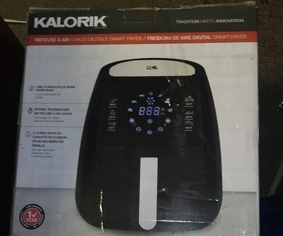 Kalorik 3 2 Qt Pantalla Digital Freidora De Aire En Negro Ebay