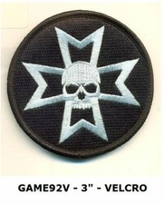 Warhammer 40k Crux - Vel-kro Skull Patch - GAME92V