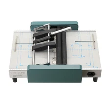 Booklet Maker A3 Paper Folder Stapler Machine Book Binding Folding Saddle Stitch