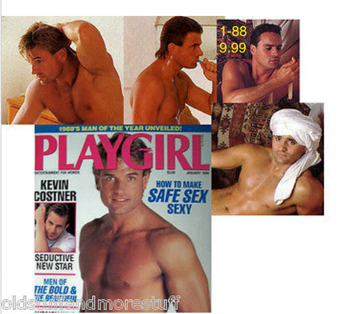 PLAYGIRL 1-88 KEVIN COSTNER HAIRY WM WOOD SOAP STARS NIColas CAGE JANUARY 1988 - Picture 2 of 3