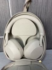 Sony WH-1000XM5 Silver Wireless Noise Canceling Headphones WH1000XM5 Case TESTED