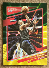 2021-22 Panini Donruss - Terance Mann #156 Holo Green & Yellow Laser Clippers