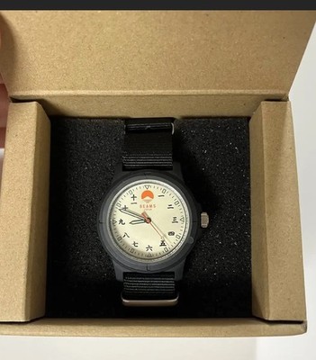 BEAMS Original Watch Kanji Mt Fuji Made In Japan Special Limited Edition New