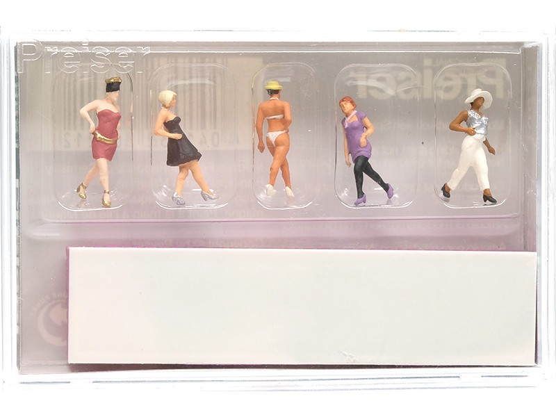 PREISER 10621 Podium et mannequins HO 1/87 pour maquette ferroviaire