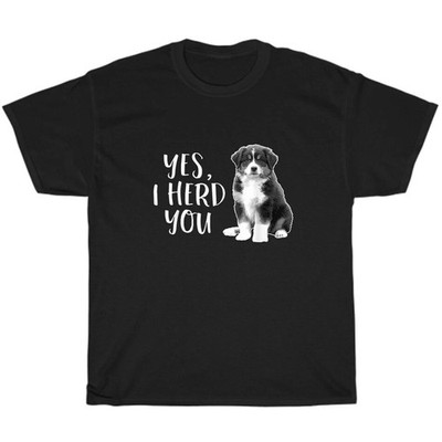 Australian Shepherd Herding Dog Funny Graphic Tee Unisex T-Shirt Vintage Gift