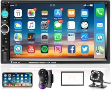 Podofo Car Stereo Double Din Radio 7 Inch MP5 Player with HD Touch...