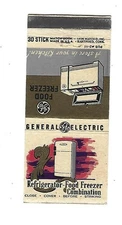 R. Cooper Jr. Inc. - Peoria    Matchcover    General Electric Food Freezer Combo