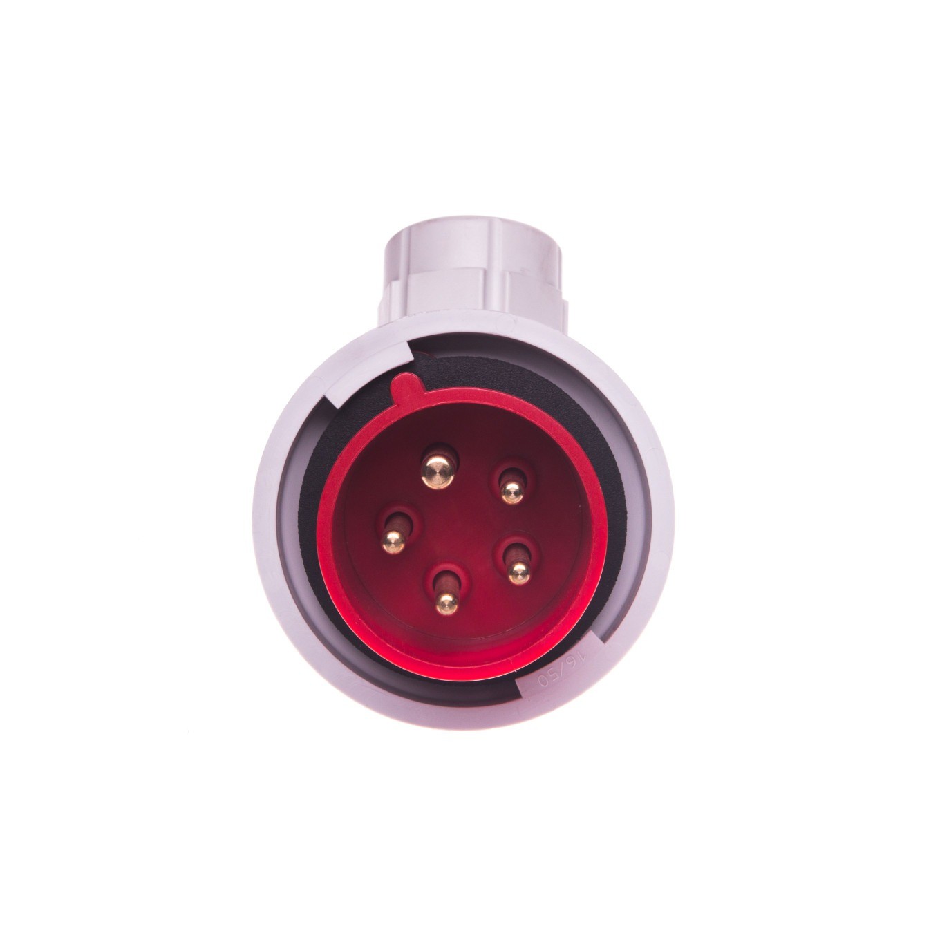 Portable Angle Plug 16A 5P 400V Red IP67 TWIST 80152-6
