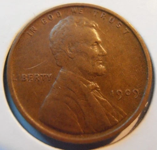 1909 P VDB Lincoln Cent EF DETAILS (09VCL1)