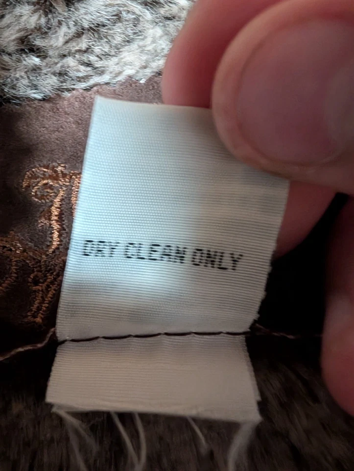 Chaleco de Cuero Live A Little con Forro de Piel Talla Grande Y2K Chaleco de Piel De Colección Chaleco de Piel Foto 3 de 4