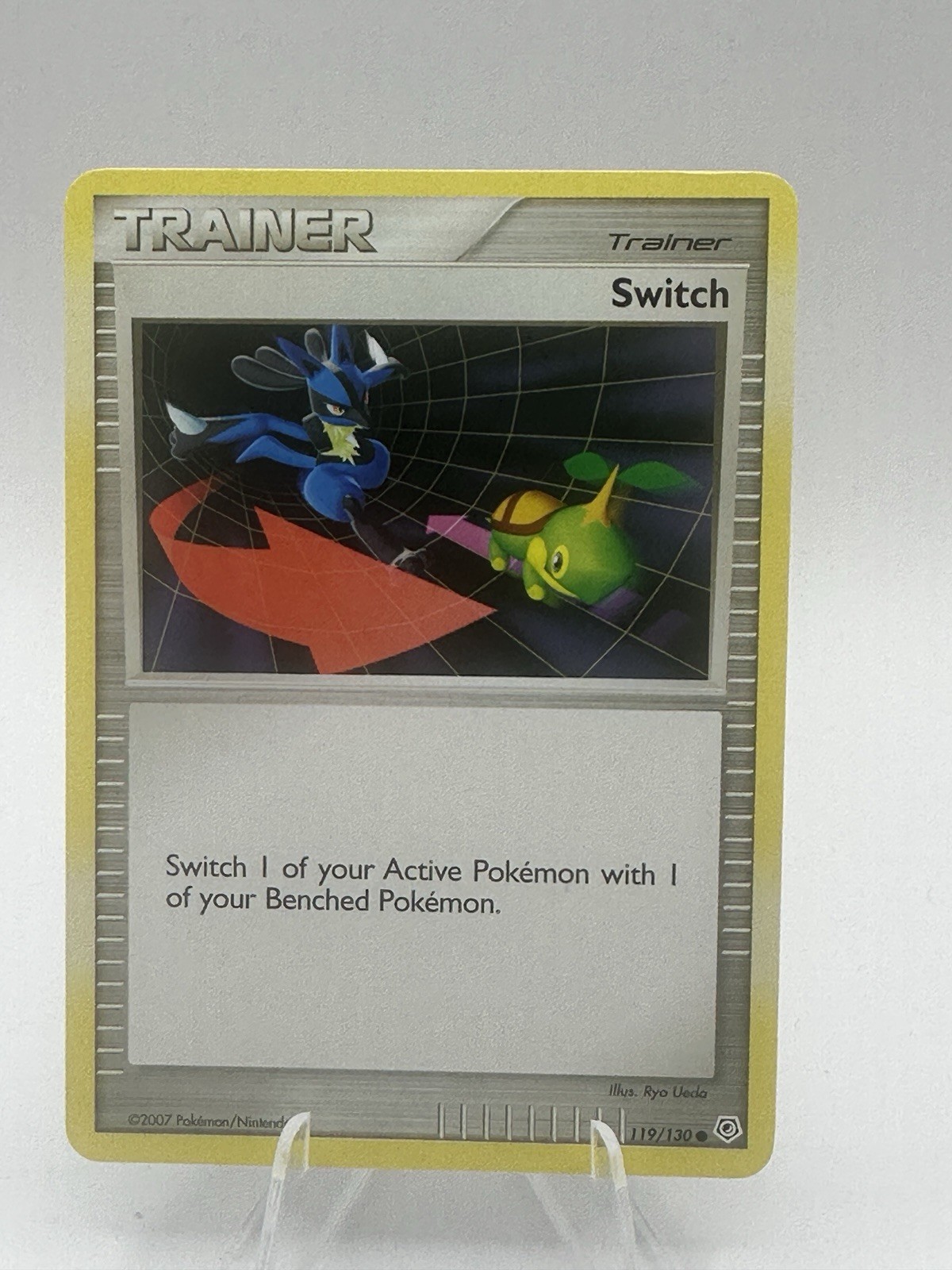 2007 Pokémon Switch Trainer 119/130 Diamond & Pearl - Lightly Played