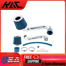 2.5in Cold Air Intake Kit Blue Filter Fits 2001-2005 Honda Civic L4 1.7L