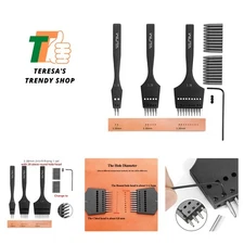 Removable Circle Leather Hole Punch Lacing Stitching Professional Working Han...