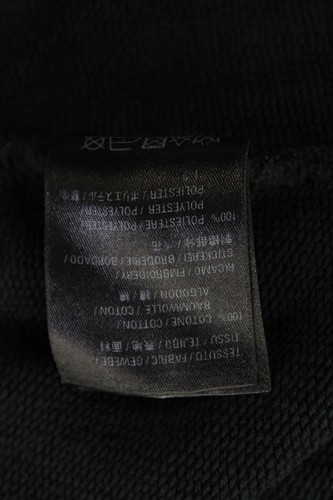 Balenciaga Mens Cotton Multicolor Graphic Print Hooded Sweatshirt Black Size XL - Picture 9 of 10