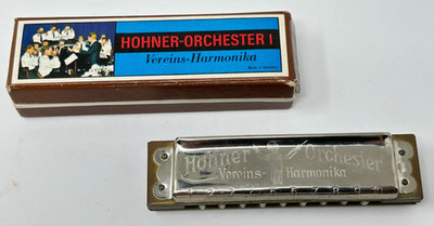 Vintage Hohner Orchester I Vereins-Harmonika Germany Orch. 1/20 M