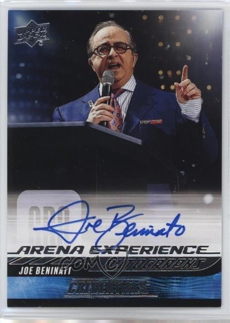 2024-25 Upper Deck Credentials Arena Experience Joe Beninati #AE-JB Auto 0x04
