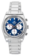 Casio EDIFICE Chronograph Stopwatch Stainless Steel EFB-730D-2AV 100M Mens Watch