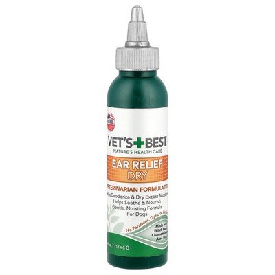 Ear Relief Dry, For Dogs, 4 fl oz (118 ml)
