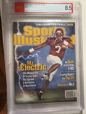 PSA 8.5 August 14 2000 Michael Vick Sports Illustrated 1st cover Hokies