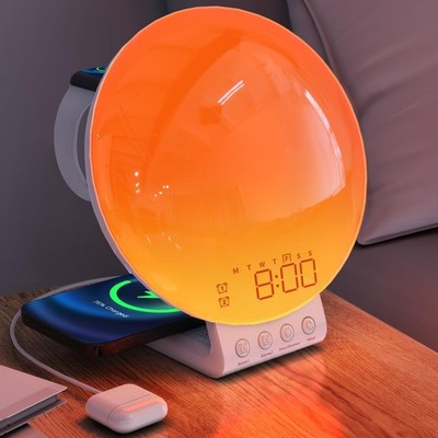 Dekala FullView Smart Wake-Up Wecker mit Sunrise Wireless Charging SRWW-S