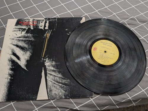 The Rolling Stones Sticky Fingers LP COC 59100 1971 1st Pressing VG/VG Zip works
