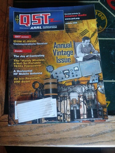 Lot 12 QST Magazines - Complete Year 2008 (January-December) ARRL Amateur Radio