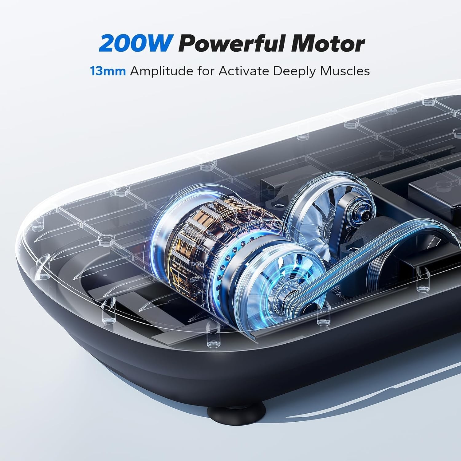 MERACH Vibration Plate Exercise Machine 440 Lbs Capacity, Bluetooth, Weight Loss