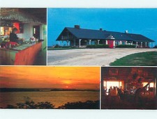 Unused Pre-1980 LOG CABIN RESTAURANT Bailey Island Maine ME : clearance s0893