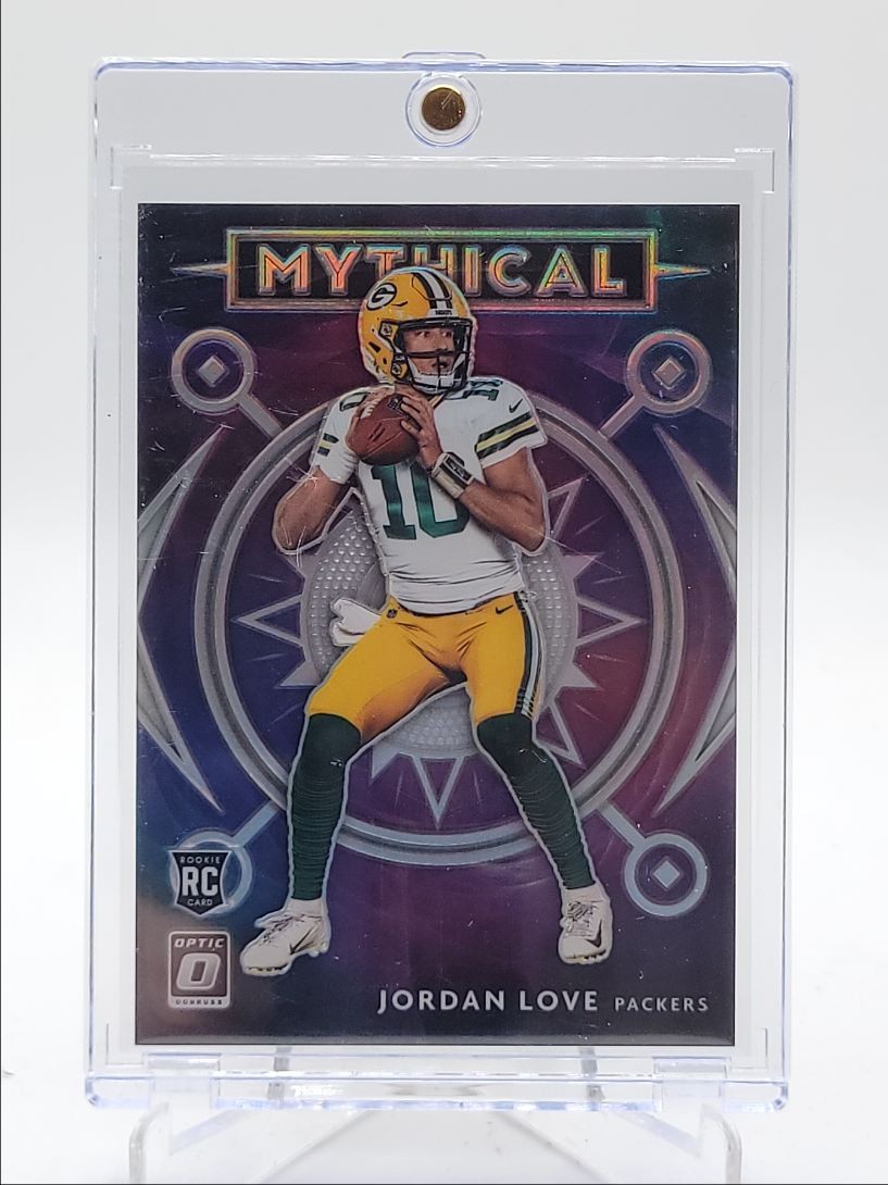 JORDAN LOVE 2020 DONRUSS OPTIC MYTHICAL ROOKIE CASE HIT SP PACKERS RC Q5966
