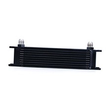 Universal 10 Row Oil Cooler Black