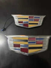 GM OEM New Car Take Off  2025 Cadillac Escalade front light & rear Crest emblems