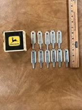 John Deere Tractor OEM Parts 11 Guard Plates Vintage Z5110 & Box Advertising