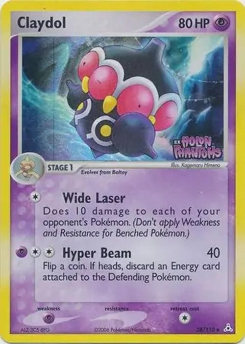 Claydol - 38/110 - Pokemon Ex Holon Phantoms Reverse Holo NM