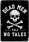 Skull And Crossbones Metal Tin Sign Vintage Wall Decor Poster 8x12 Inches