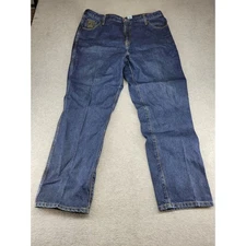 Cinch Mens 42x34 Blue Denim Jeans Relaxed Fit Western Cowboy Ranch Workwear