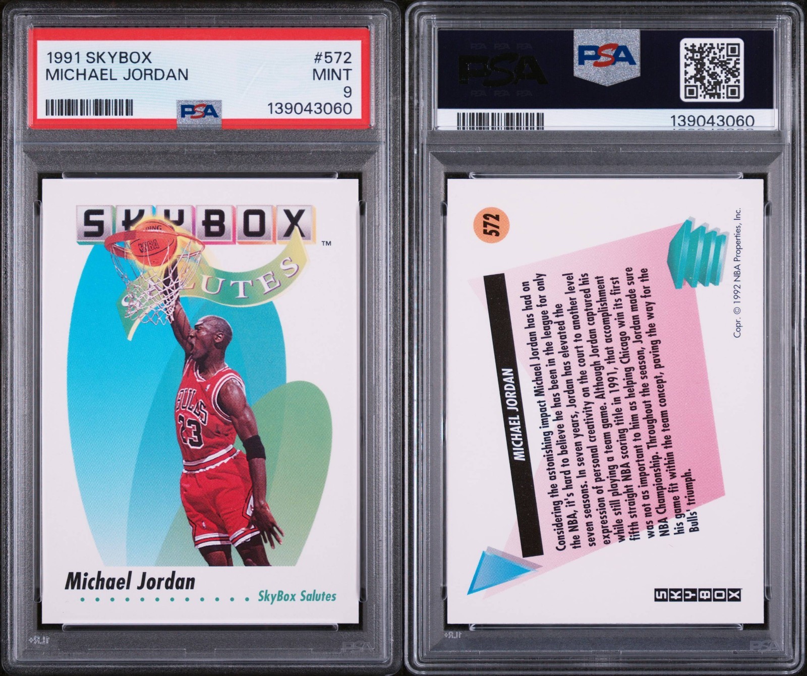 SkyBox Michael Jordan front