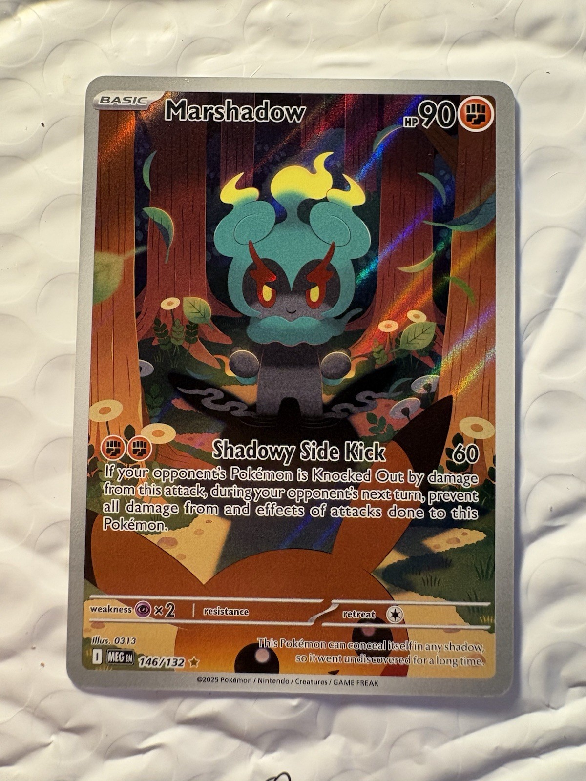 Marshadow 146/132 Me01: Mega Evolution Holo Pokemon TCG