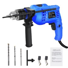 Heavy Duty 3100W Power Hammer Drill Corded Electric Impact Driver with Bit Set👍